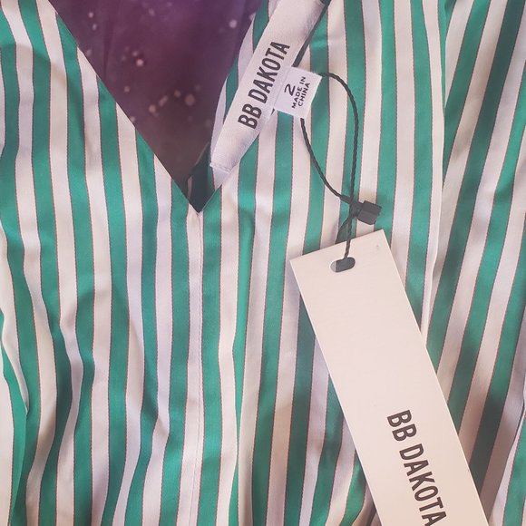 B.B Dakota Green Dress - Picture 5 of 11